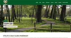 Desktop Screenshot of golfpodebrady.cz