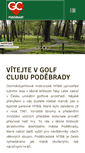 Mobile Screenshot of golfpodebrady.cz